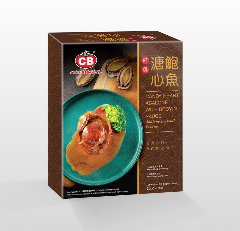 Cb Candy Heart Abalone with Brown Sauce (250G) CB 红烧溏心鲍鱼 (250G)