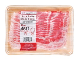 [MEAT0105] FROZEN PORK BELLY SHABU-SHABU (400G) 刷刷三层肉片 (400G)