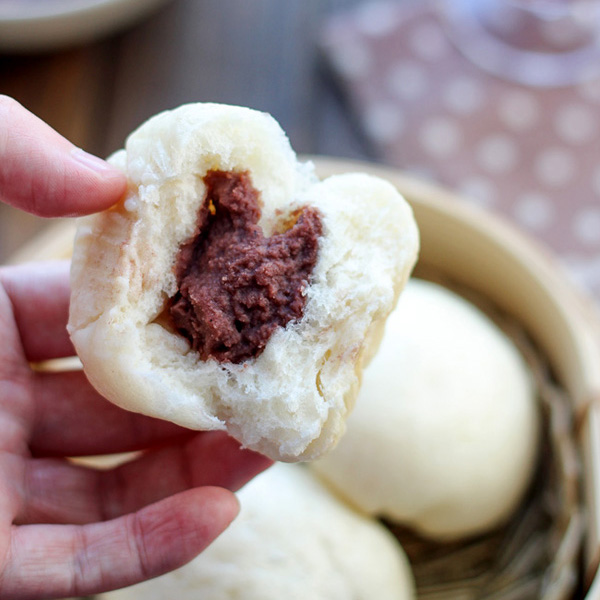 Vegetarian Red Bean Bun 6pcs 红豆包 6个 | Sigma