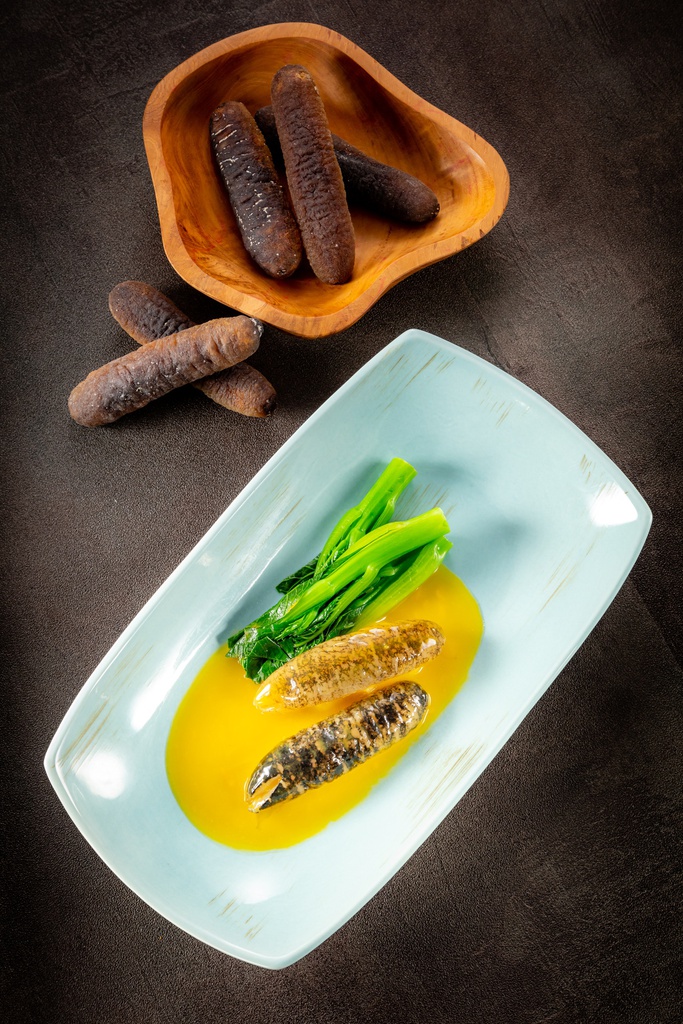 CB South Africa Sea Cucumber with Golden Soup (250G) CB 黄焖金汤南非秃参 (250克)