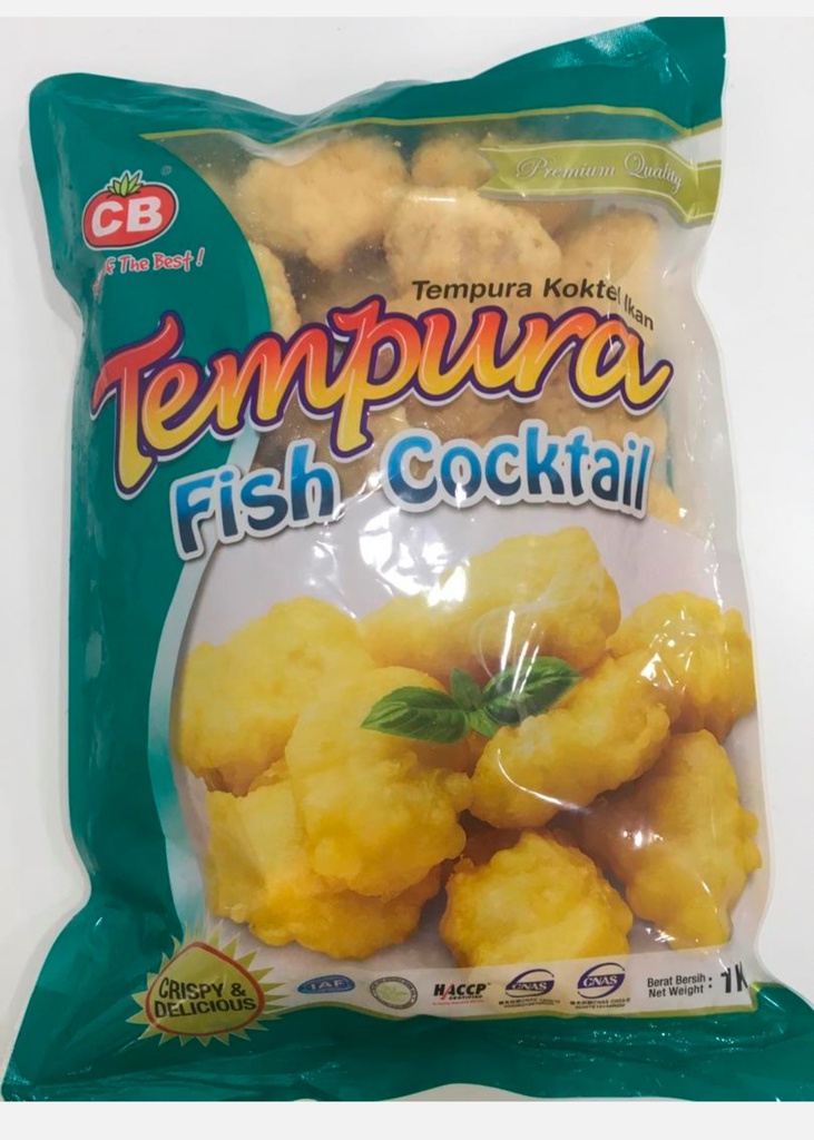 CB Tempura Fish Cocktail 33pcs± (1KG) CB 日式鱼块 33个± (1公斤)