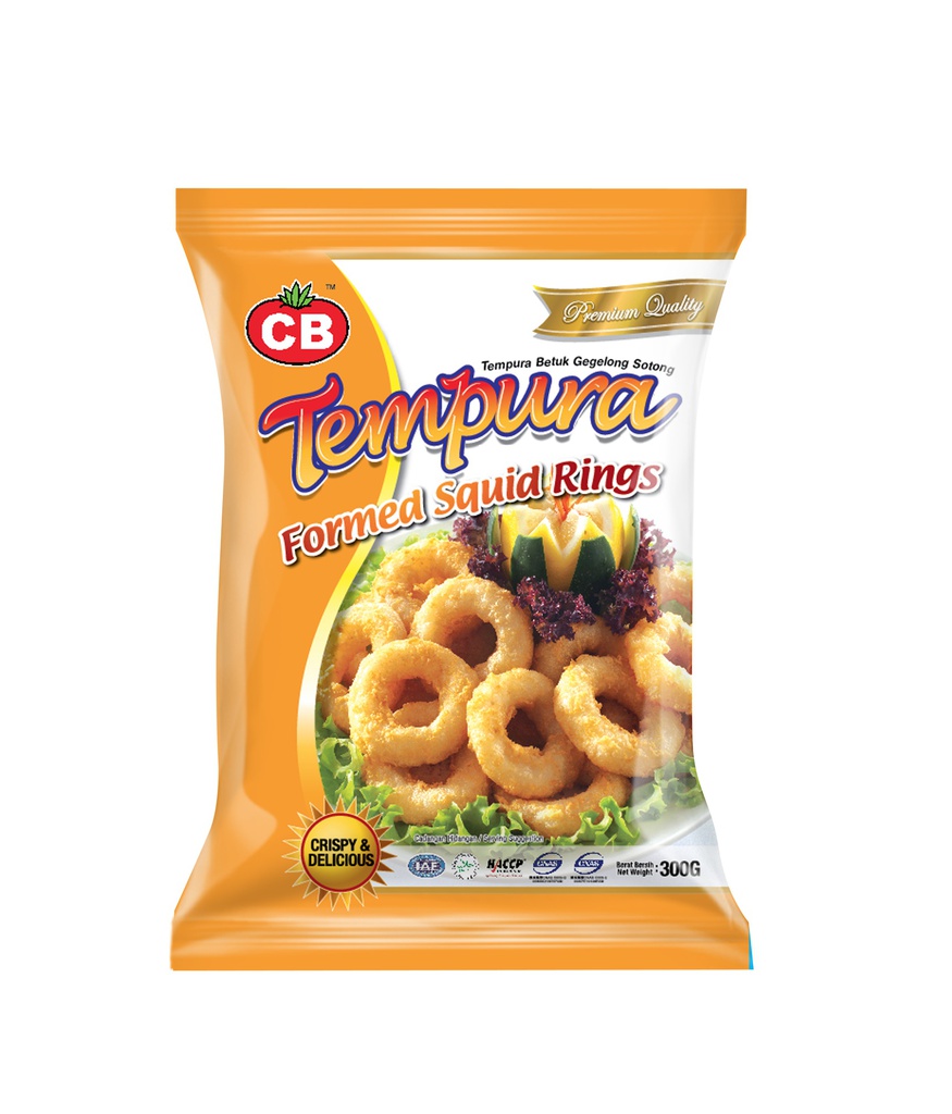 CB Tempura Formed Squid Rings (300G) CB 日式墨鱼圈 (300克)