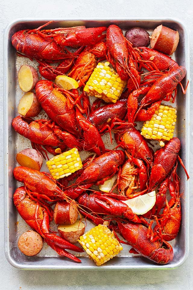 Frozen 16/22 Whole Cooked Crawfish (1KG) 冷冻 16/22 清水小龙虾 (1公斤)