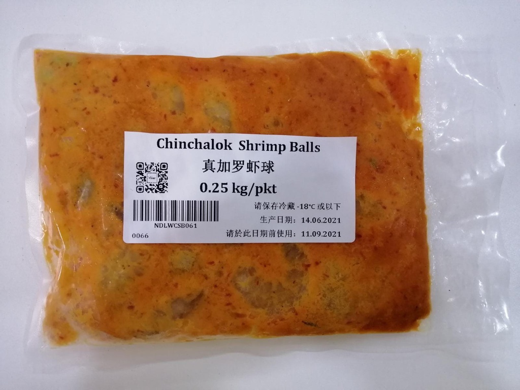 Chinchalok Shrimp Balls (250G) 真加罗虾球 (250克)
