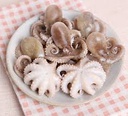 CB 20/40 IQF Frozen Baby Octopus (1KG) CB 20/40 迷你章鱼 (1公斤)
