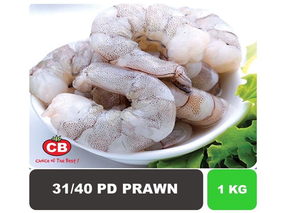 31/40 Frozen PD Prawn (1KG) 31/40 冷冻虾仁 (1公斤)