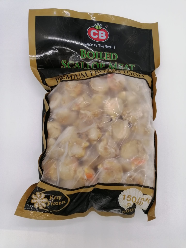 CB China Boiled Scallop Meat 150/200 (500G) CB 中国扇贝 150/200 (500G)