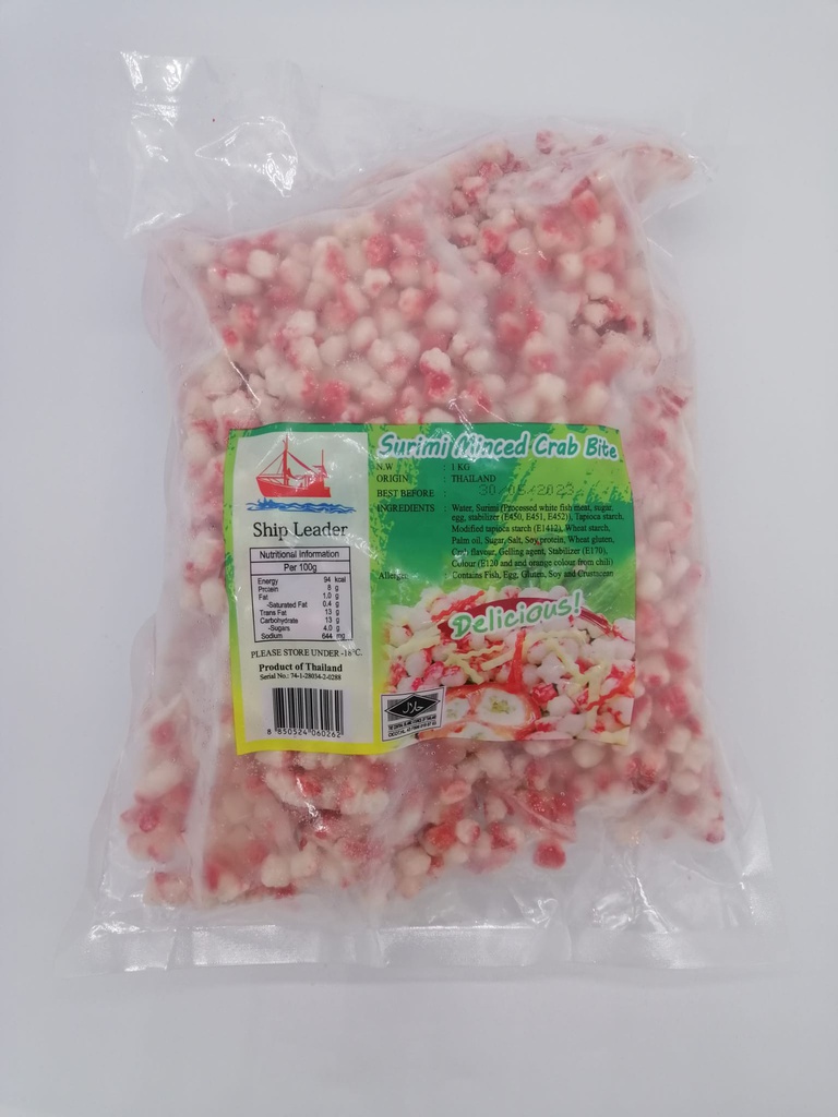 CB Frozen Imitation Crab Meat Bite (1KG) CB 海鲜蟹柳粒 (1KG)