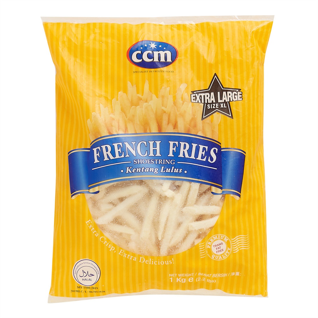 CCM French Fries Shoestring (1KG) CCM 直条型薯条 (1KG)