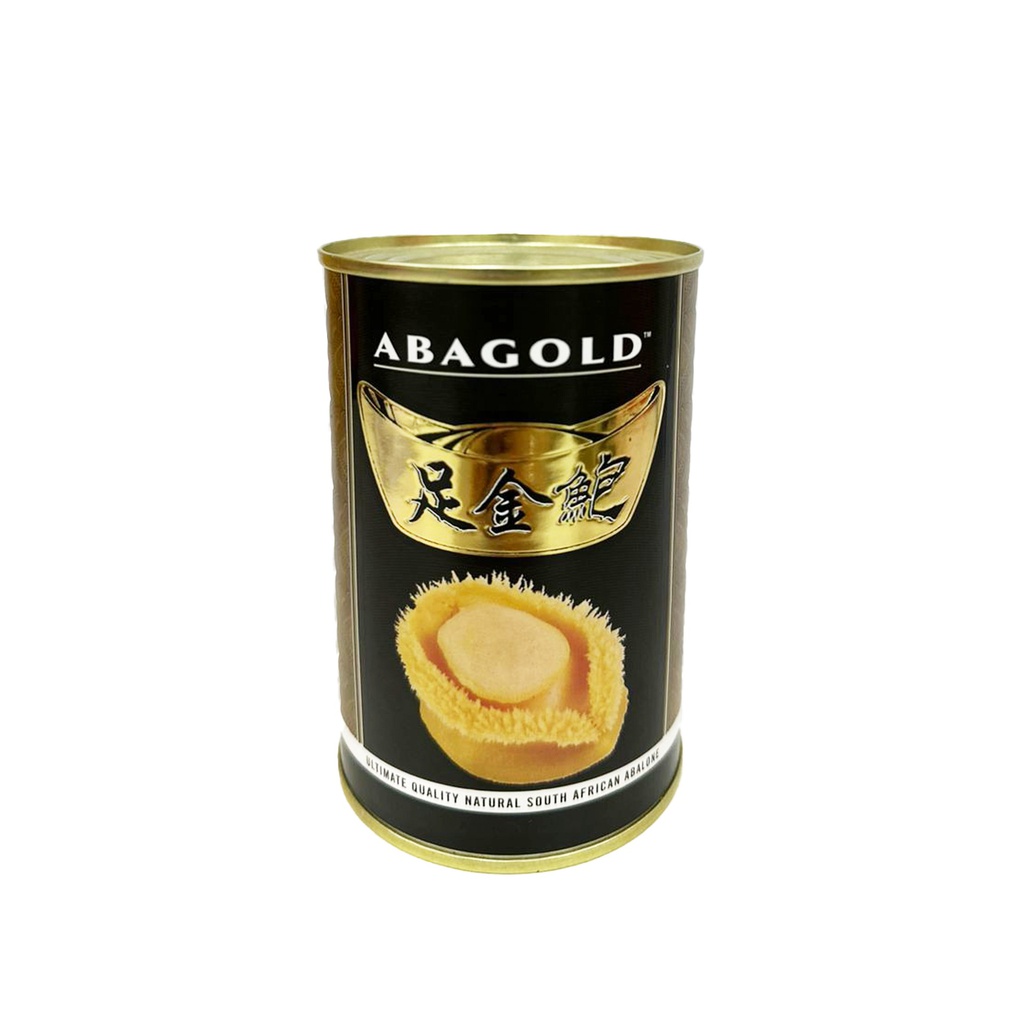 'ABAGOLD' South Africa Brine Abalone 4pcs (213g) ”足金鲍“ 南非鲍鱼 4头 (213克)