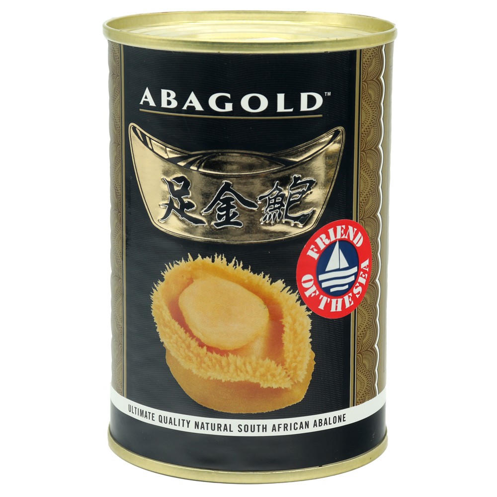 'ABAGOLD' South Africa Wild Abalone 3pcs (850g) ”足金鲍“ 南非鲍鱼 3头 (850克)
