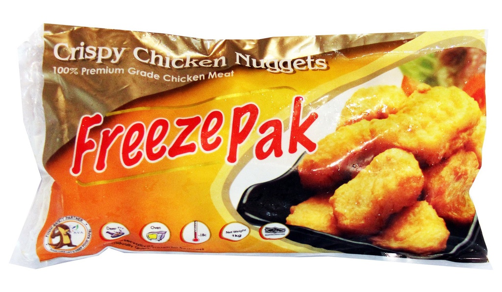 Freezapak Crispy Chicken Nugget (1KG) 脆皮鸡柳 (1公斤)