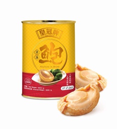 [00012] 'EMPEROR' China Canned Abalone in Brine 10pcs (425g) '皇冠牌' 罐头清汤鲍鱼 10头 (425克)