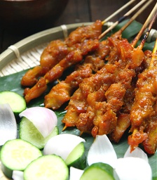 [MEAT0075] Chicken Satay Regular with Sauce 25pcs 鸡肉沙爹 25个