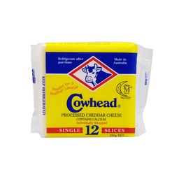 [H54] Cowhead Processed Cheddar Cheese 12pcs (250G)