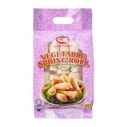 [CBP0400] CB Mini Vegetable Spring Roll 20pcs (400G) CB 迷你蔬菜春卷 20PCS (400G)