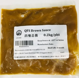 [A27] QFS Western Brown Sauce (200G) 西餐总酱 (200克)